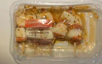 Brochettes duo encornet chorizo