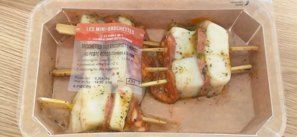 Brochettes Duo Encornet Chorizo