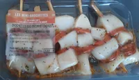 Brochettes d'encornets géant et chorizo