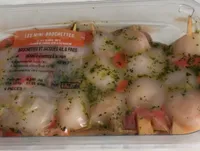 Brochettes st jaques ail & fines herbes