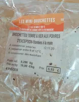 Brochettes terre & mer aux poivres d'exception