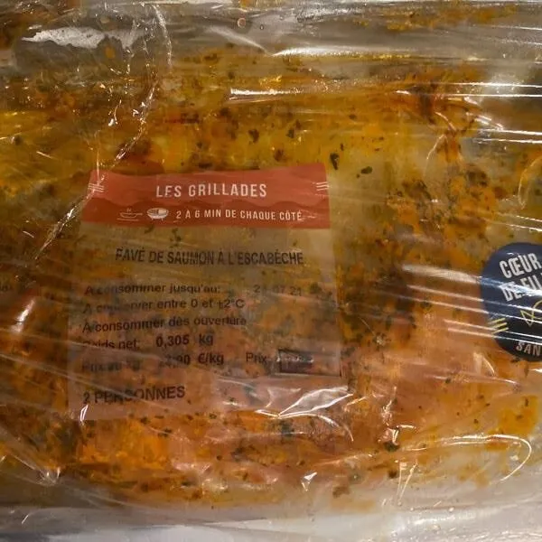 Pavé de saumon à l’escabèche