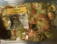 Poêlée duo de poisson au pesto verts et légumes marinés
