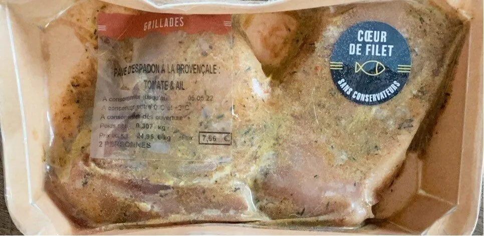 Pavé d’espadon a la provencale