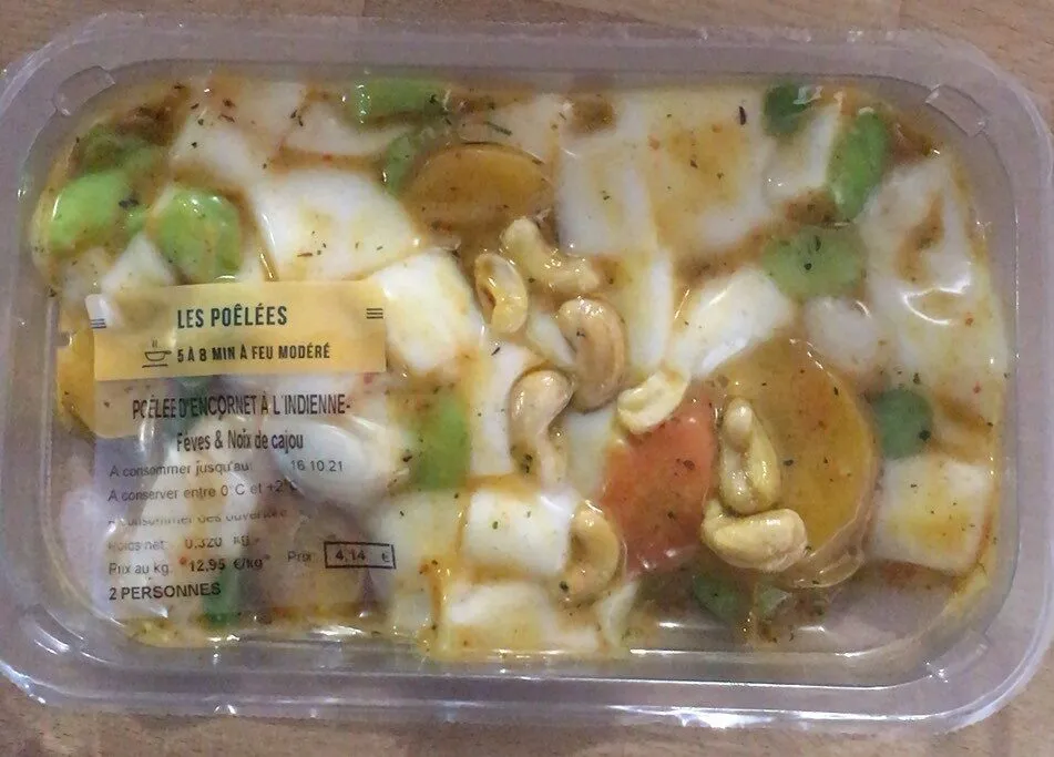 Poêlée d’encornet à l’indienne