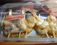 Brochettes de crevettes à l'indienne