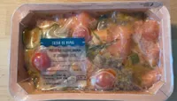 Poêlée duo julienne,saumon et legumes du soleil