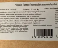 Préparation d’anneaux d’encornets géant s assaisonnés façon thaï