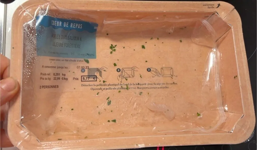 Poêlée saumon et julienne forestière