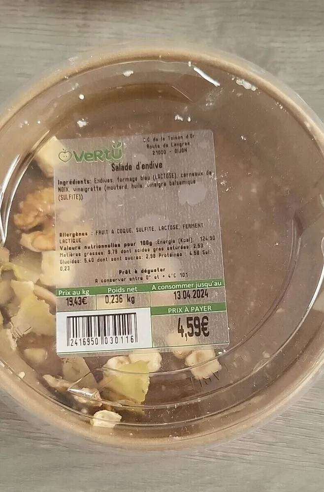 Salade d'endive
