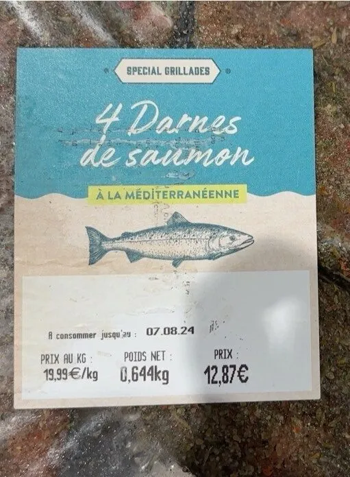 Darnes de saumon