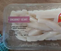 Lamelles d encornet saumurées