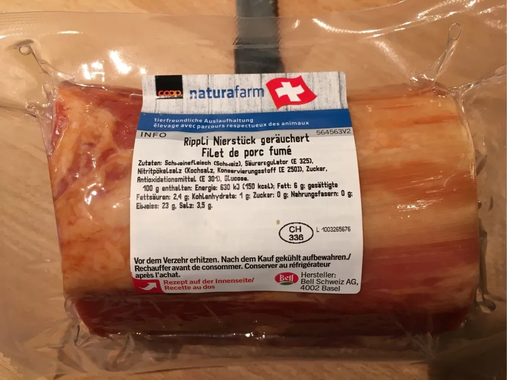 Filet de porc fumé