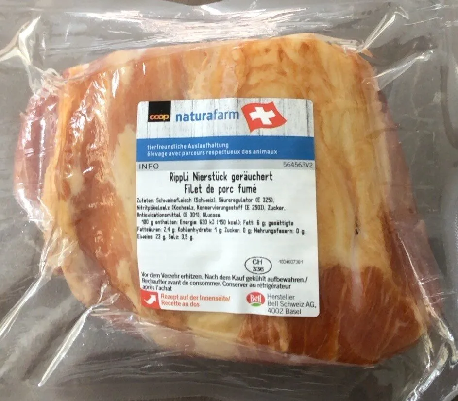 Filet de porc fumé