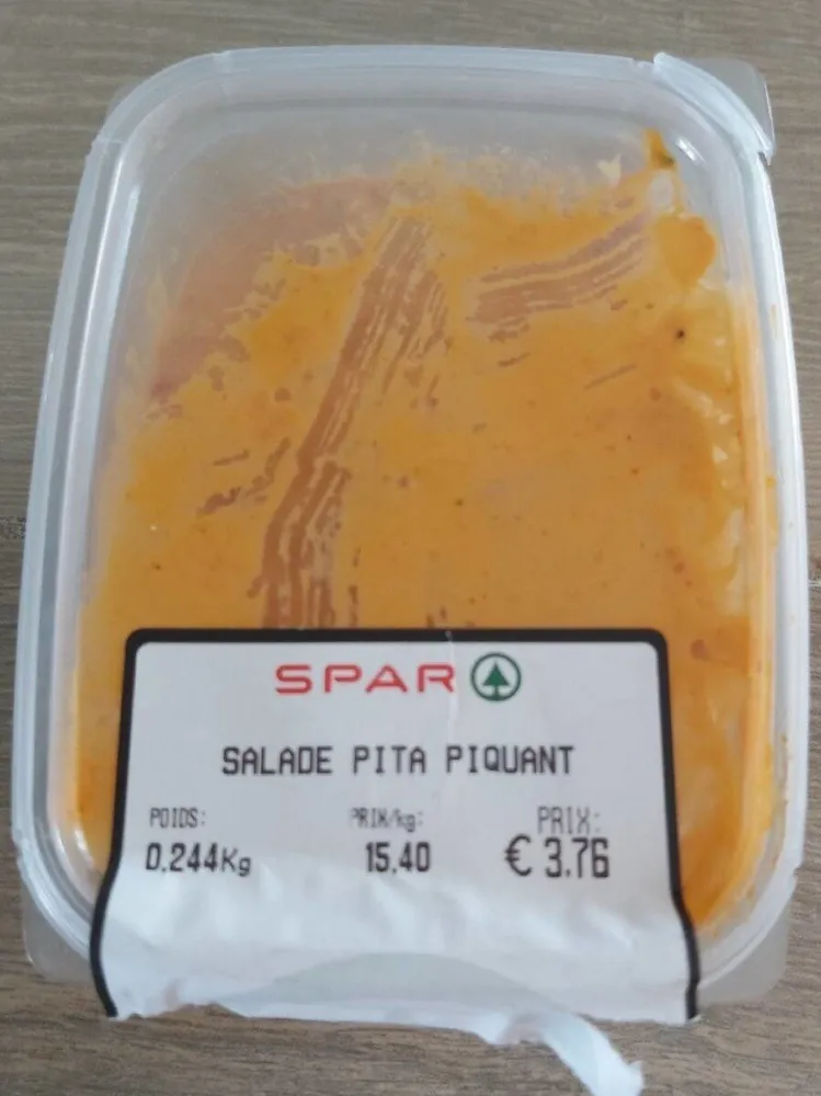Salade pita piquant
