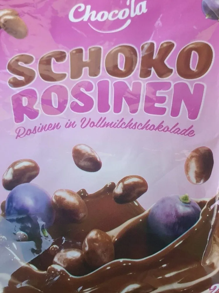 Schokolade Rosinen