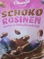 Schokolade Rosinen