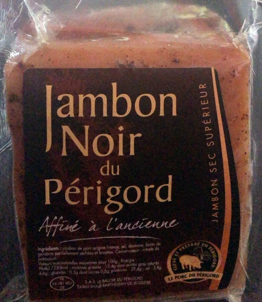 Jambon noir du perigord