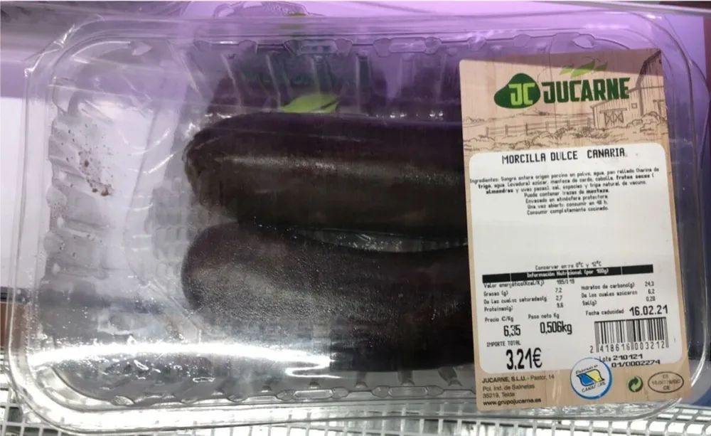 Morcilla dulce canaria