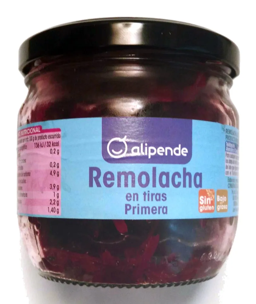 Remolacha en tiras primera