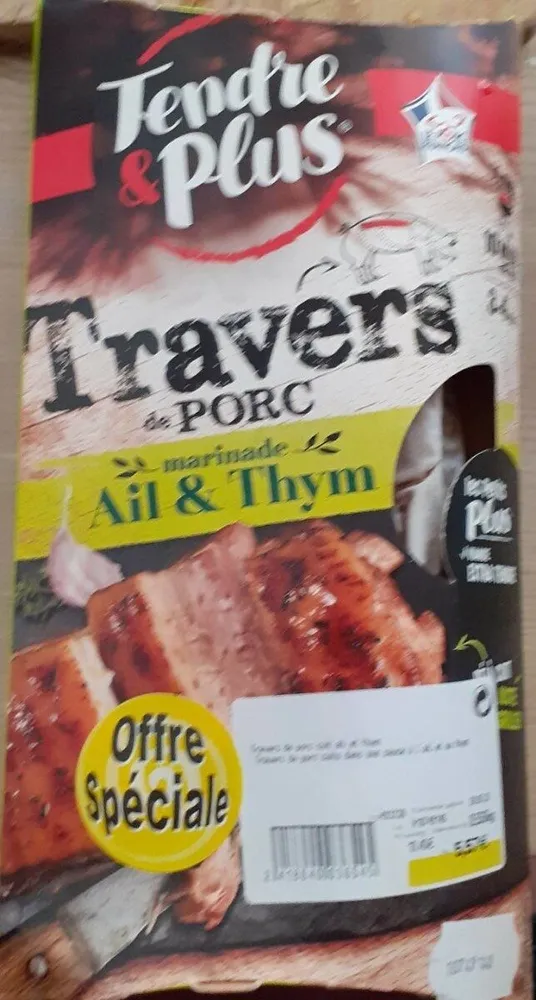 Travers de porc