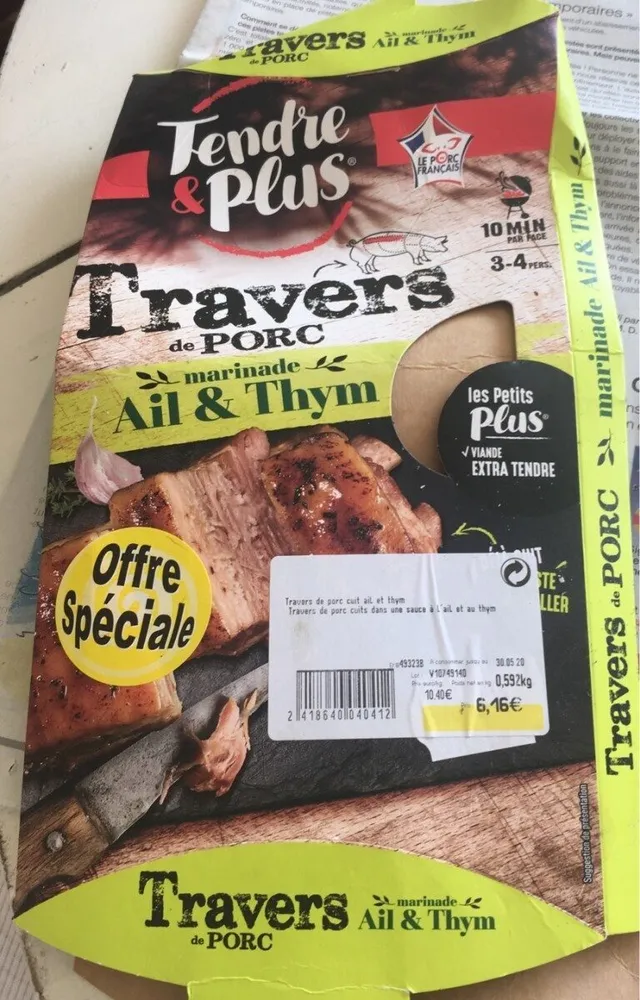 Travers de porc
