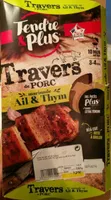 Travers de porc marinade ail et thym