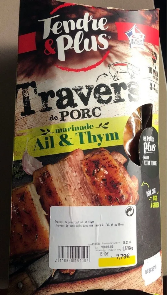 Travers de porc