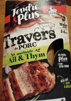 Travers de porc, marinade ail et thym