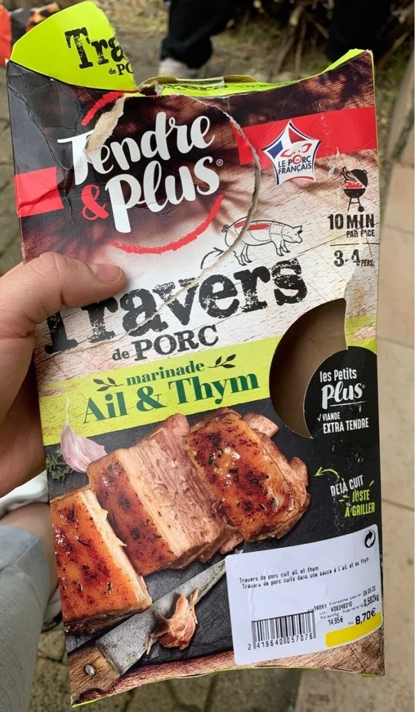 Travers de porc