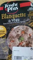 Blanquette de veau sauce à la crème et aux petits légumes
