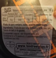 Pieds de porc cuit