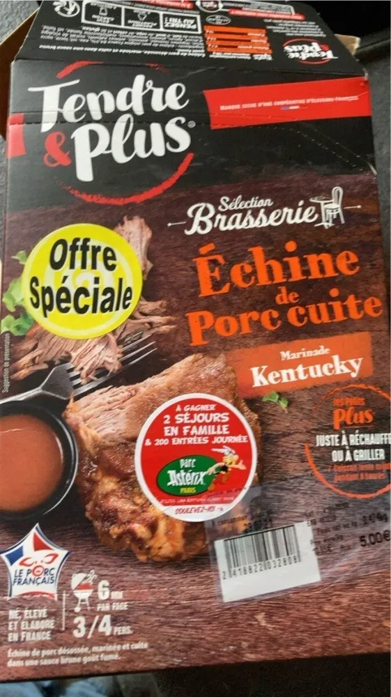 Echine porc