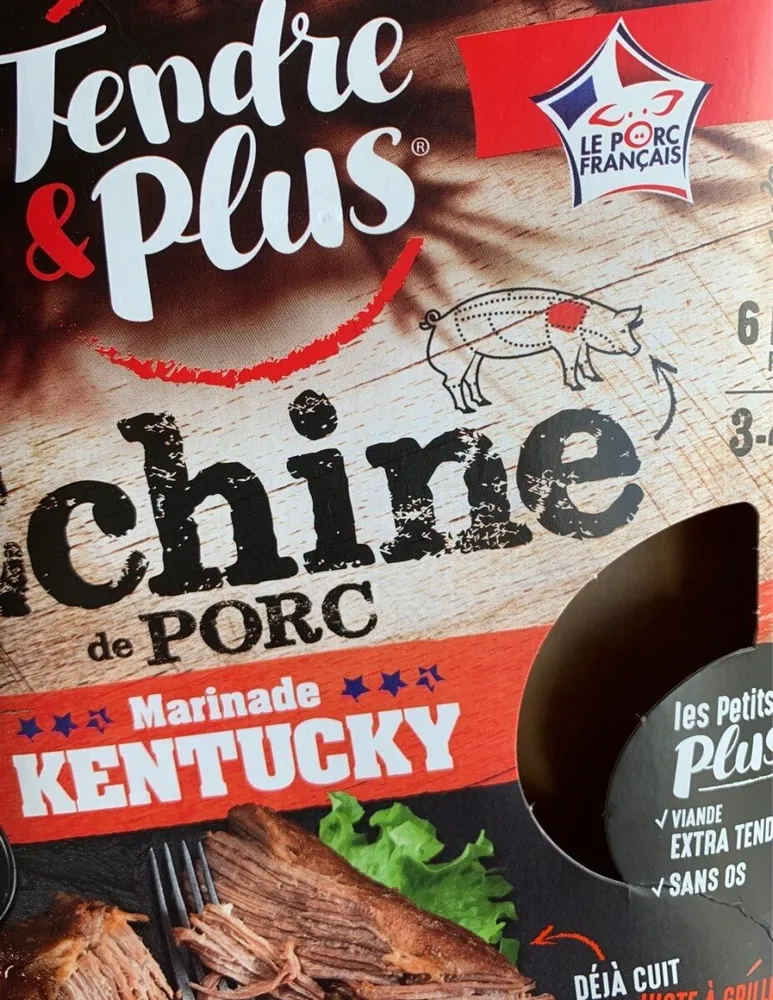 Echine de porc marinade kentucky