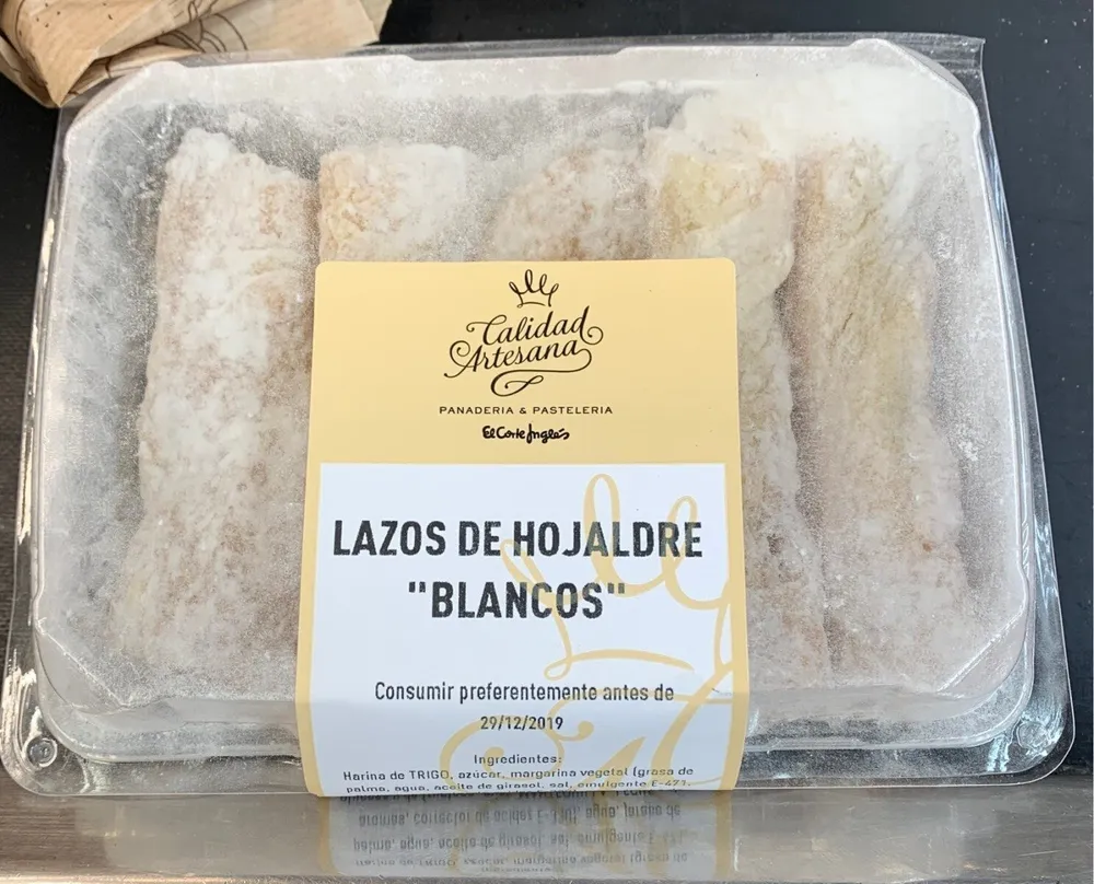 Lazos de hojaldre "blancos"