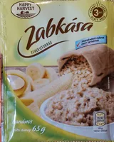 Banános zabkása hozzáadott cukor nélkül, édesítőszerrel