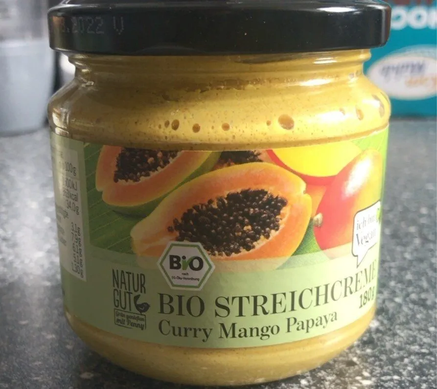 Bio Streichcreme Curry Mango Papaya
