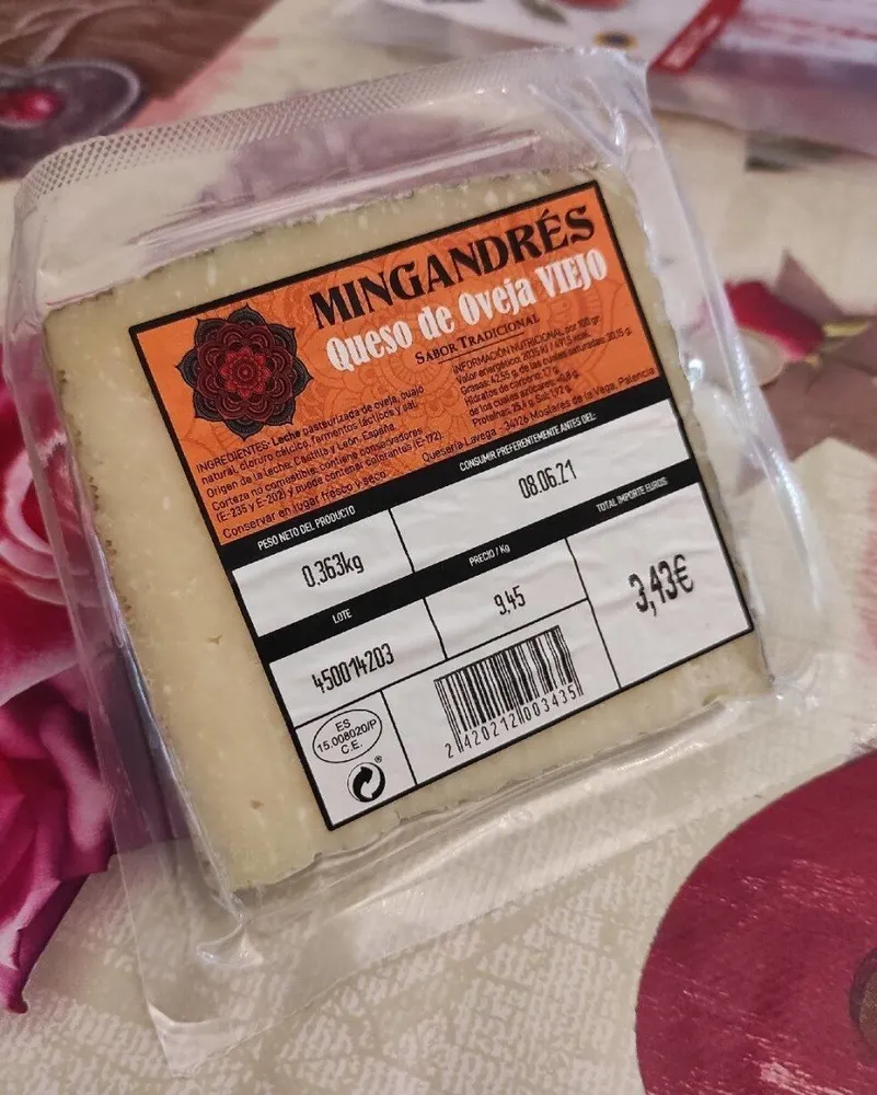 Mingandrés Queso de oveja viejo