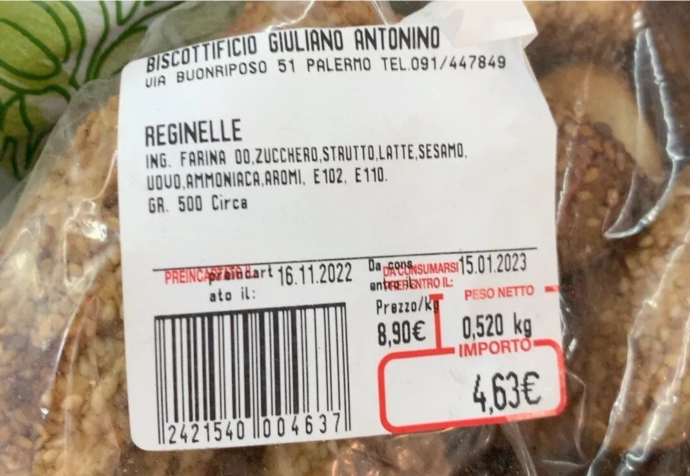 Biscotti al pamelo