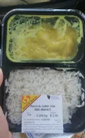 Pollo al curry con riso basmati