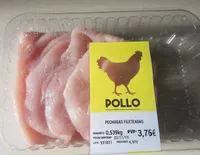 Pechuga de pollo fileteada