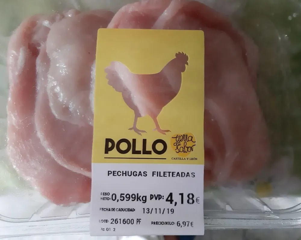 Pechugas fileteadas