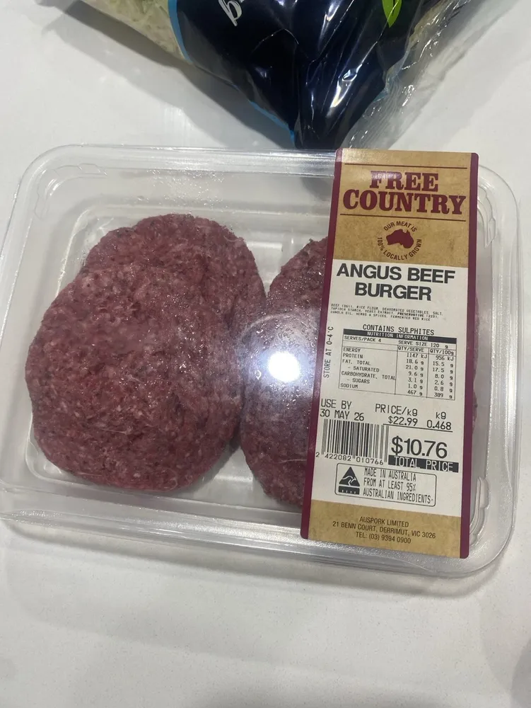 Angus beef burger