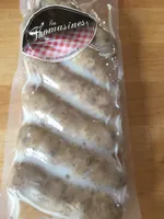 Saucisses confites de canard et porc