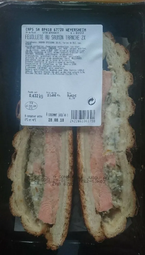 Feuilleté au saumon