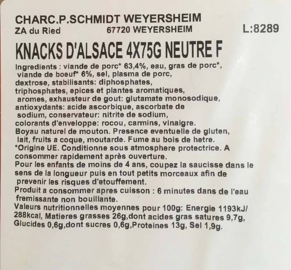 KNACKS D'ALSACE