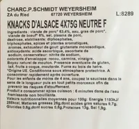 KNACKS D'ALSACE