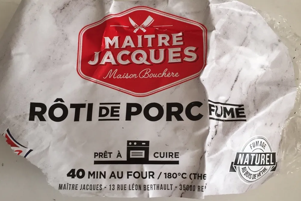 Roti de porc fumé