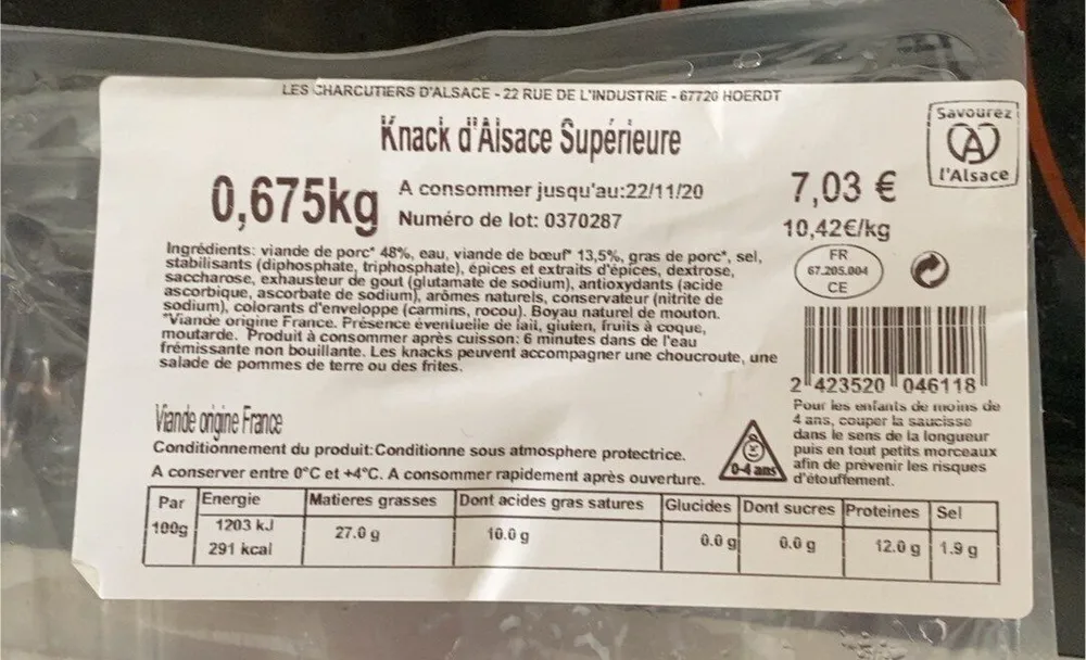 Knack d’Alsace supérieure