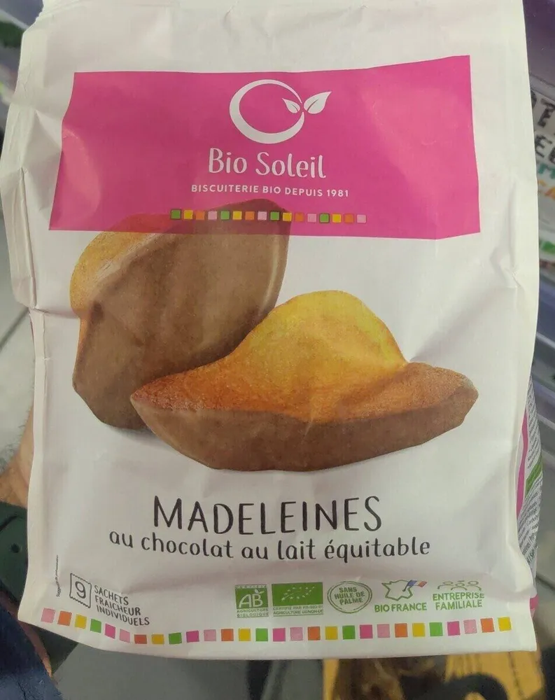 Madeleines Au Chocolat Au Lait
